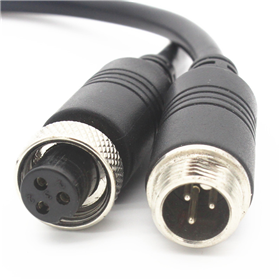 M12智能凈水器、龍頭防水連接線（金屬螺母防水航空插頭）